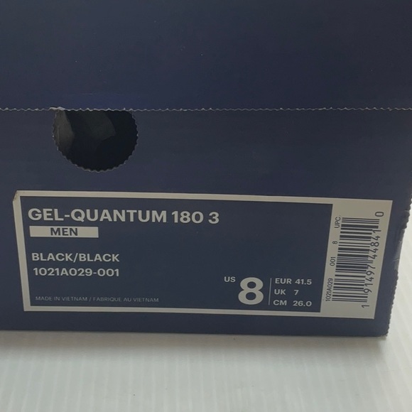 Men’s Asics gel quantum 180 3 size 8 - Picture 5 of 5